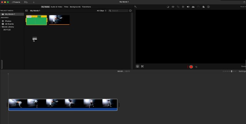 My Media tab | Add Spotify Music to iMovie