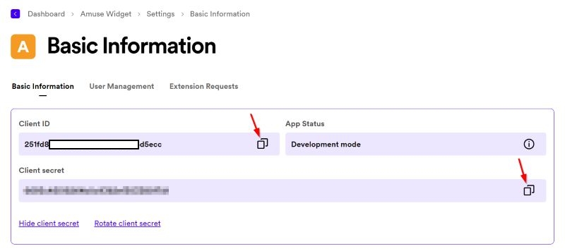 copy client info | Add Spotify to OBS
