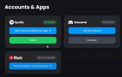 Linked mark | Add Spotify to OBS