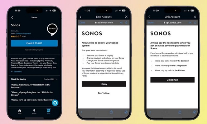 tap Enable to Use | Add Spotify to Sonos