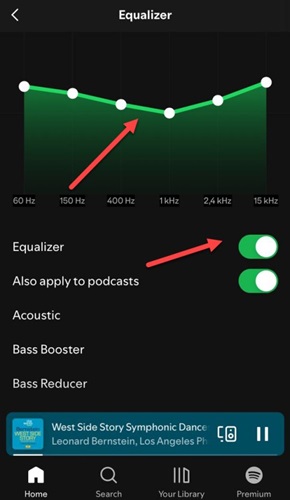 tap Equalizer | Play Spotify with AirPods
