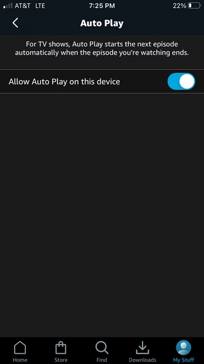 disable autoplay | www amazon com video settings