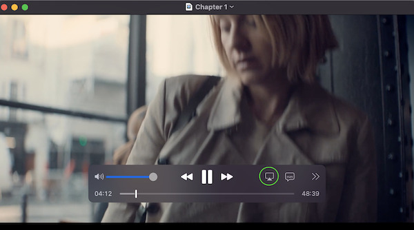 Select the AirPlay | how to airplay netflix to tv