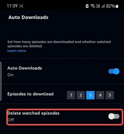 watched episodes | delete downloaded amazon prime video from ipad