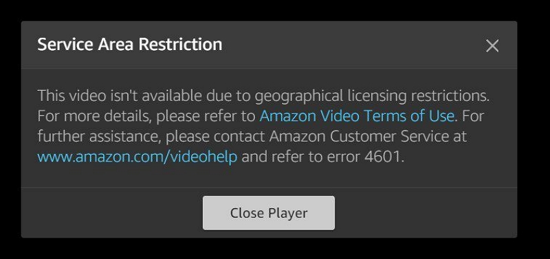 content availability | playon amazon prime not working