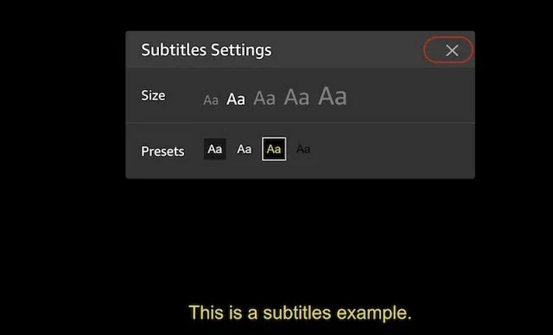 establish subtitle presets | www amazon com video settings