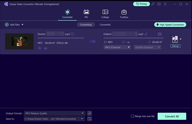 click Convert All | Spotify to MP4