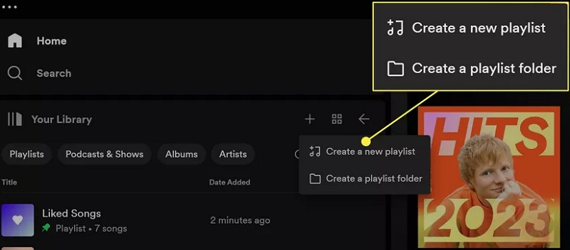 create folder in Spotify | Pin a Playlist on Spotify