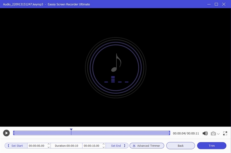 save the file | record audio from YouTube