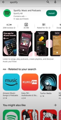 click Install | Spotify Karaoke Mode