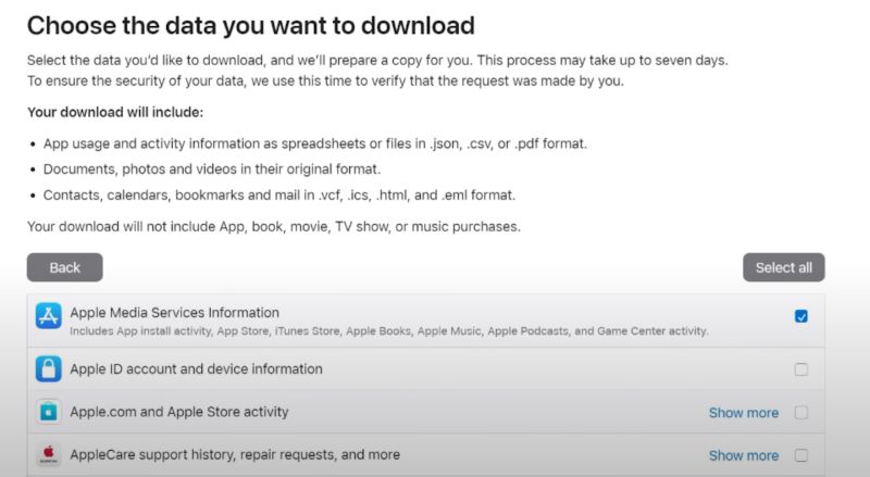 check Apple Media Services Information | Recently Played on Apple Music