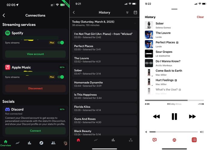 hit Connect | Recently Played on Apple Music