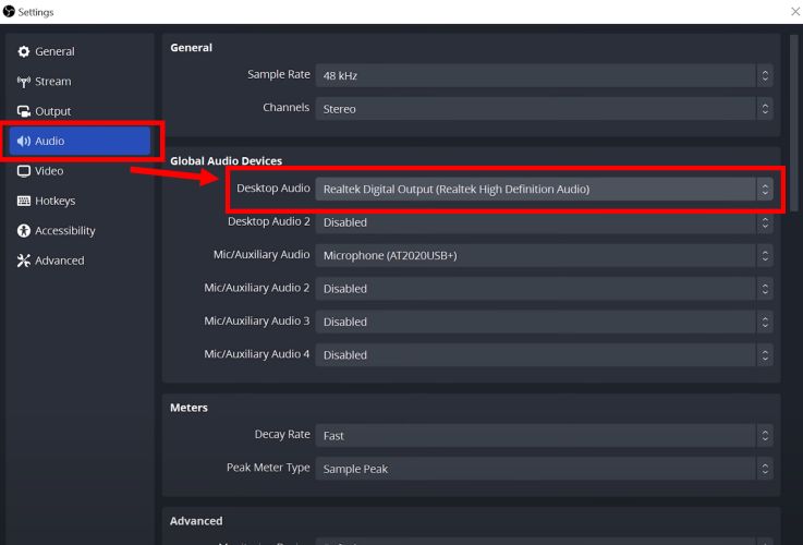 hit Apply | Add Spotify to OBS