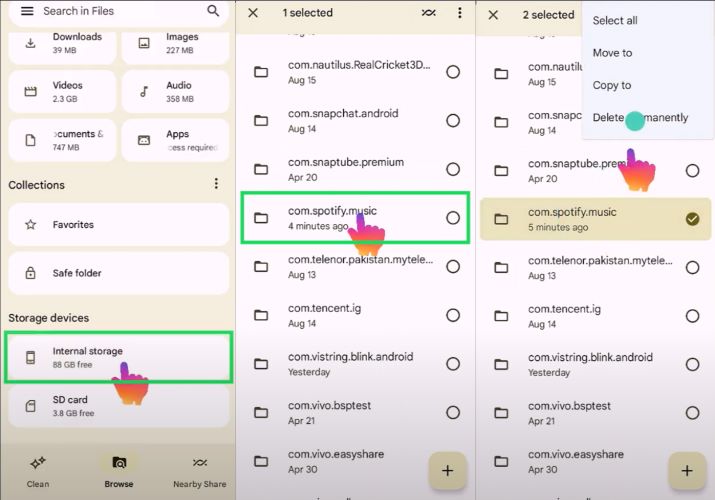 delete Spotify folder | Fix Spotify Black Screen