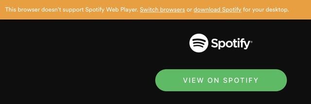 change to another browser | Fix Spotify Black Screen