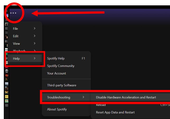 relaunch Spotify | Fix Spotify Black Screen