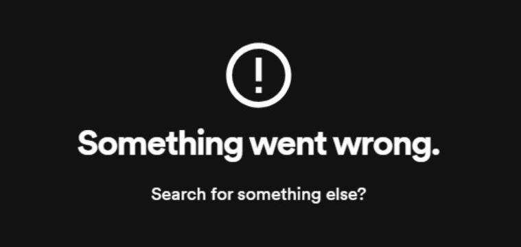 Spotify search Home | Spotify Search Not Working