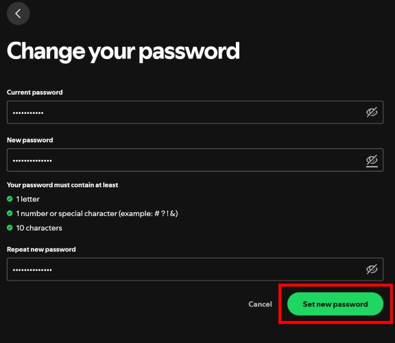 fill out Reset password form | Spotify Keeps Logging Me Out