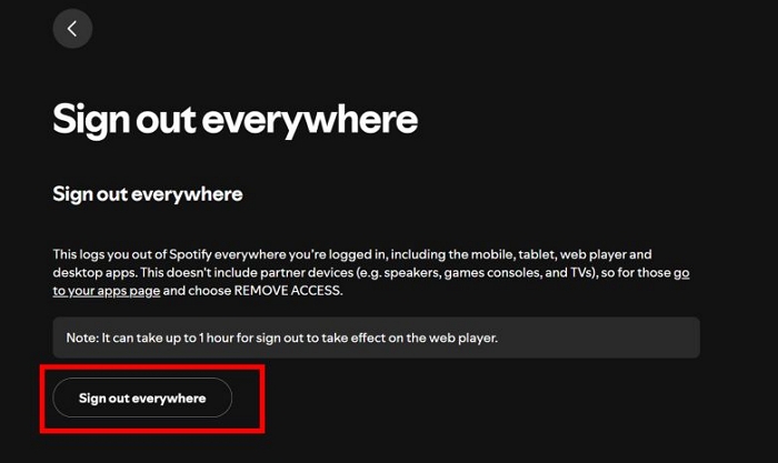 confirm sign out | Spotify Keeps Logging Me Out