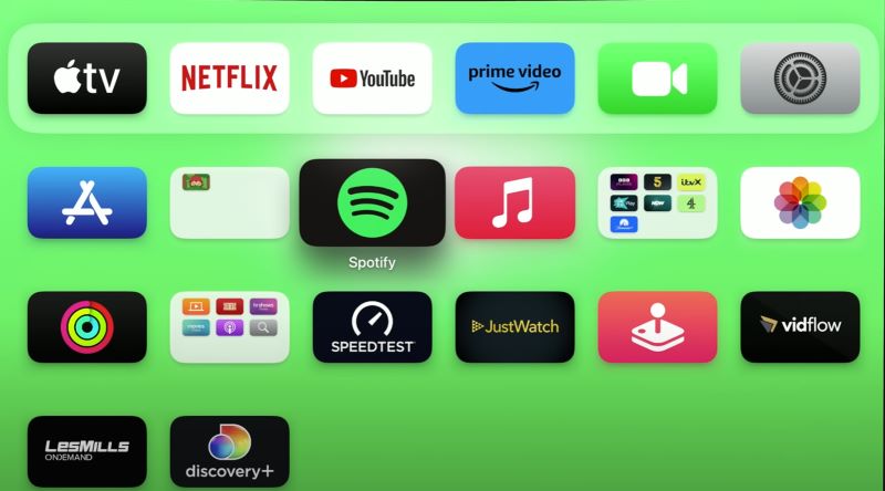 hold on apps | Play Spotify on Apple TV