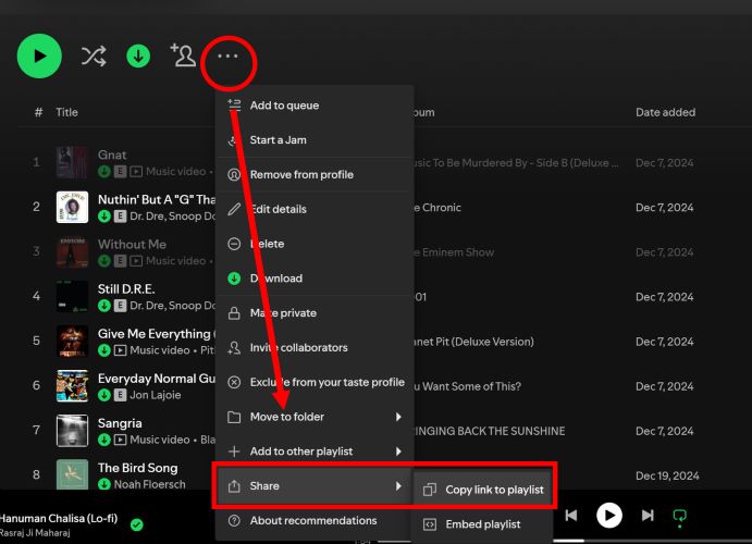 add playlist | Spotify Search Not Working