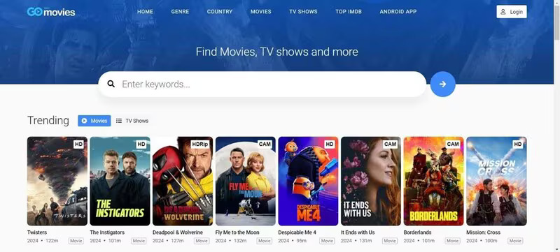 browse gomovies | m4ufree alternative
