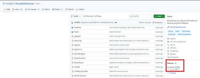 iTunesRichPresence | apple music on discord