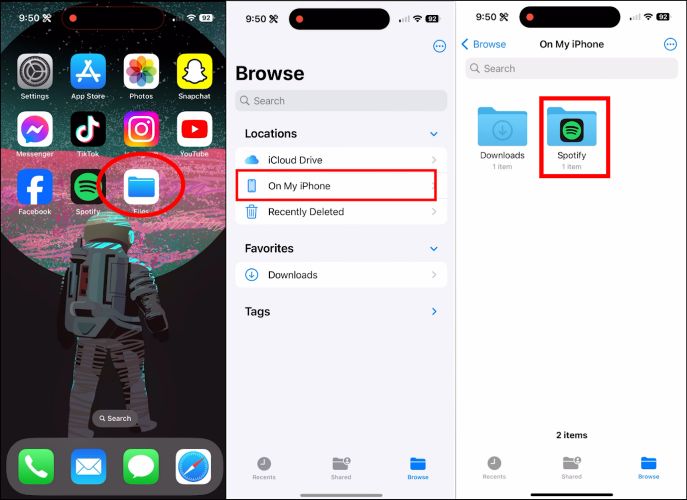 move songs to Spotify folder | Connect Apple Music to Discord