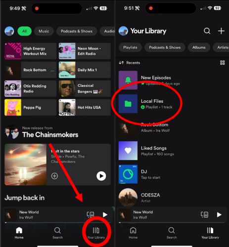 displayed audio files | Connect Apple Music to Discord