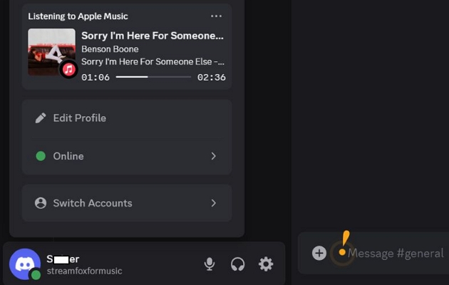 Discord status | Connect Apple Music to Discord