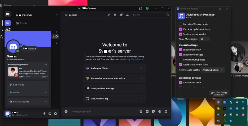 open Discord | Connect Apple Music to Discord