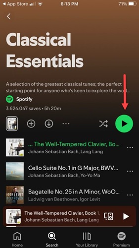 play tracks | Play Spotify with AirPods