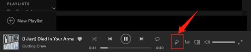tap Off | Spotify Karaoke Mode