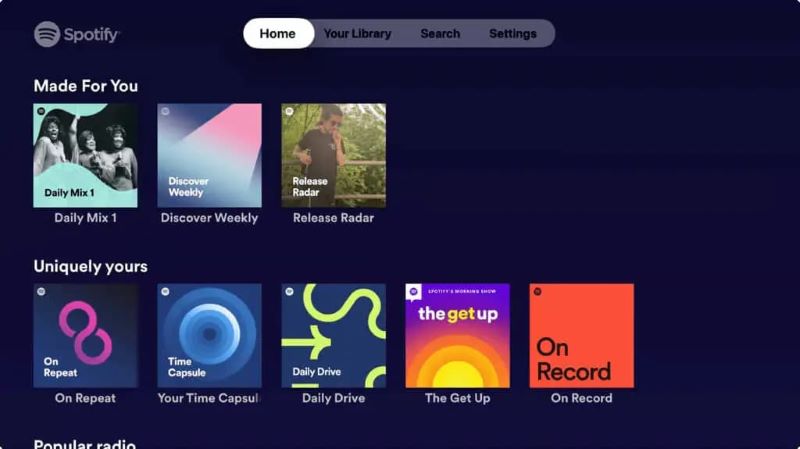 browse Spotify | Play Spotify on Apple TV
