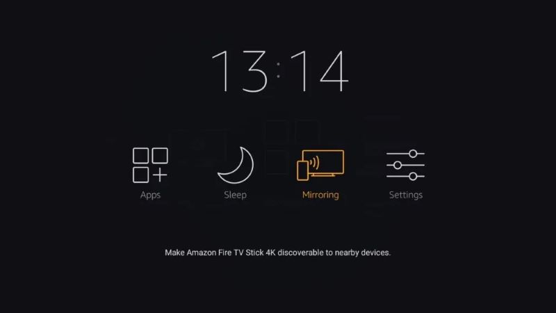 choose Mirroring | Play Spotify on Amazon Firestick TV