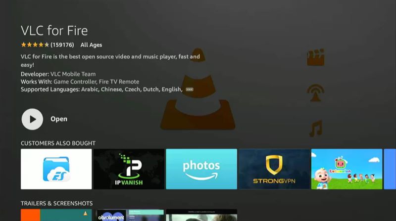 open VLC | Play Spotify on Amazon Firestick TV