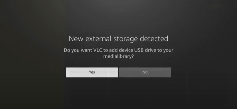choose Yes | Play Spotify on Amazon Firestick TV
