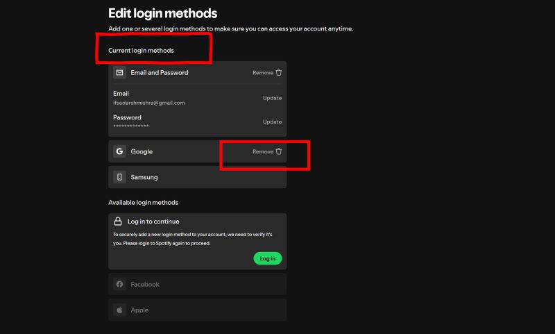 head to Manage Apps | Log Out of All Devices on Spotify