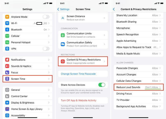set Content and Privacy Restrictions to Allow | Make Apple Music Louder