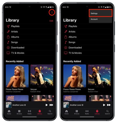 hit Settings | Make Apple Music Louder