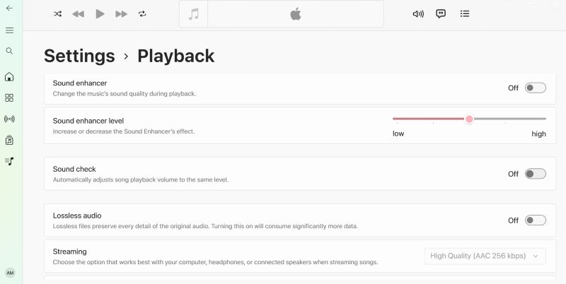 go to Playback | Make Apple Music Louder