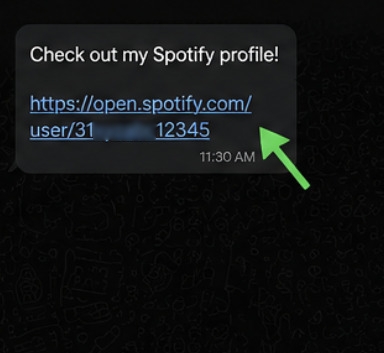 profile link