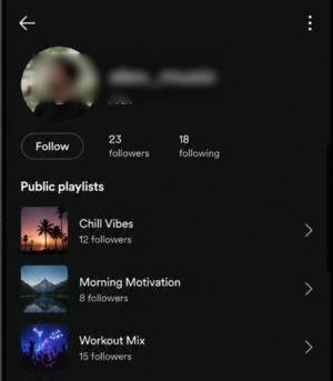 open profile
