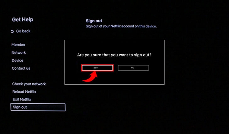 exit your Netflix account | how to sign out of Netflix on smart TV
