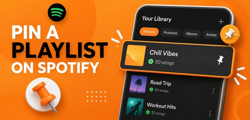 Pin Playlists on Spotify