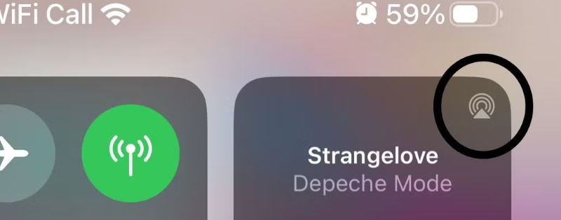 tap AirPlay | Play Spotify on HomePod