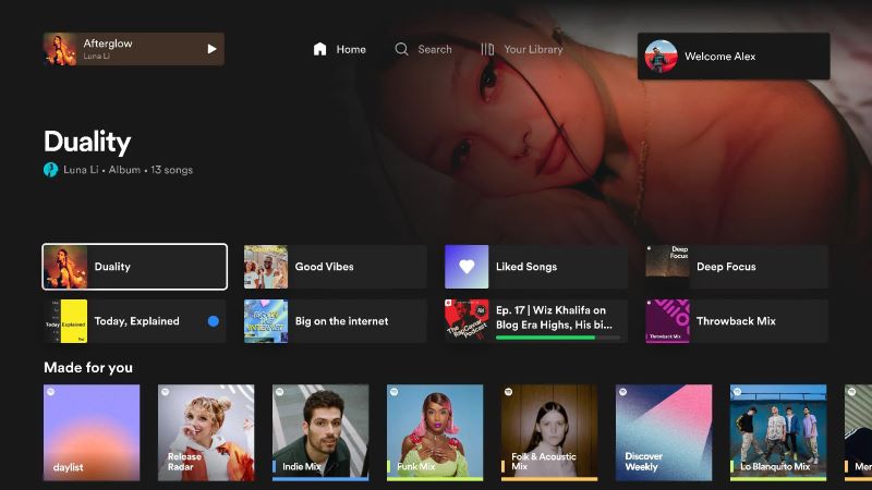 start streaming music | Play Spotify on Samsung Smart TV