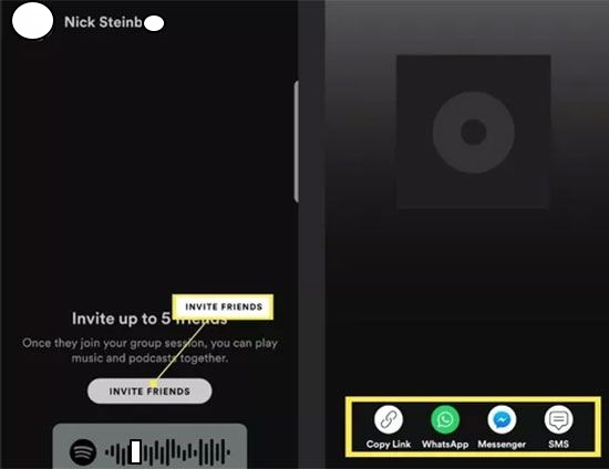 tap Join Session | Play Spotify on Two Devices Simultaneously