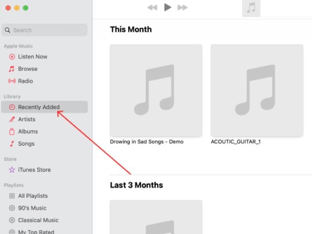 60 items in Recently Added | Recently Played on Apple Music