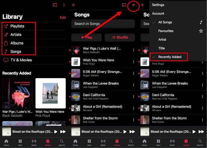 Recently Added | Recently Played on Apple Music